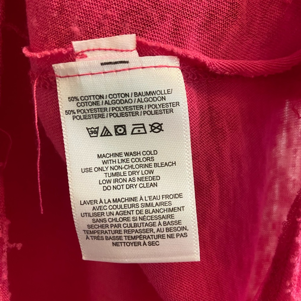 We the free oversized semi sheer short sleeve top XS - Picture 8 of 8